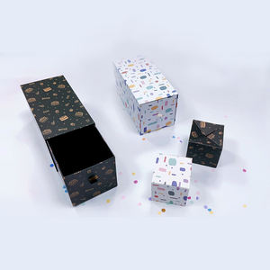 Coffret <span class=keywords><strong>confettis</strong></span> personnalisés au Design gratuit, boîte-<span class=keywords><strong>cadeau</strong></span> Surprise pour gâteau, Explosion de chocolat, noël, saint-valentin - Product Image 2