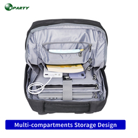 Sac à dos d'affaires OEM personnalisé 15,6 pouces en tissu Oxford imperméable, style japonais, antivol, avec port de chargement USB, grande capacité pour l'école