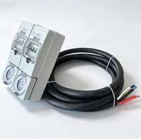 Boîtier de distribution d'interrupteurs industriel extérieur 56E résistant aux intempéries IP66, conforme aux normes AS/NZS, pour ferme, atelier, site commercial