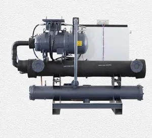 Máquina De Refrigeração De água De Parafuso Aberto Pista De Gelo Refrigerado A Água Refrigeradores De Glicol Refrigerador De Água Industrial