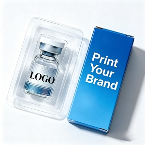 Caja de embalaje tipo blíster para péptidos cosméticos, caja de papel <span class=keywords><strong>con</strong></span> etiqueta de diseño personalizado para el embalaje de productos de péptidos para el cuidado de <span class=keywords><strong>la</strong></span> <span class=keywords><strong>piel</strong></span> - Product Image 1