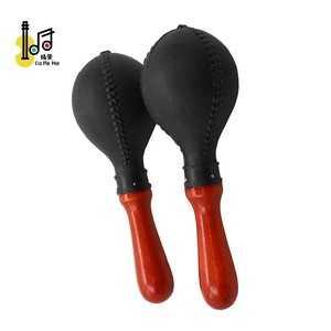 <span class=keywords><strong>Maracas</strong></span> en bois de grande taille, instrument de percussion musical d'église, avec logo noir imprimé, bruit de grincement, <span class=keywords><strong>prix</strong></span> - Product Image 3
