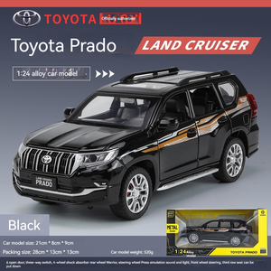 <span class=keywords><strong>Nuevo</strong></span> Modelo de Aleación Fundida a Presión Toyota Prado 1:24 con Sonido y Luces, Puertas que se Abren, Vehículo Metálico Coleccionable Decorativo, Coches de Juguete - Product Image 6
