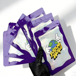 Custom Printing Your Own logo Food Edible Resealable Smell Proof Stand up Pouch Packaging 3.5g 7g 1oz 1lb Mylar Bag With Zipper - Product Image 6