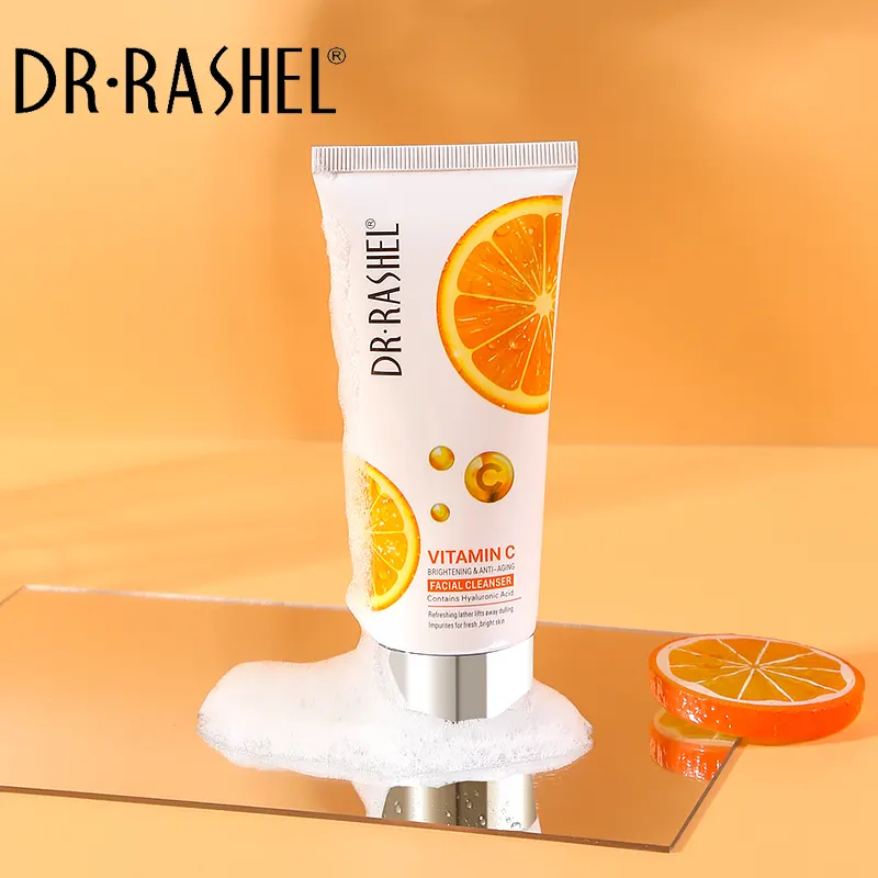 DR RASHEL Ensemble de sérum visage à la vitamine C Ensemble de soins de la peau anti-âge éclaircissant