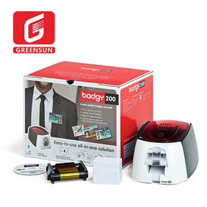 Smart <strong>Plastic</strong> <strong>Card</strong> <strong>Printer</strong> Original Evolis Badgy200 Single Sided <strong>Plastic</strong> PVC ID <strong>Card</strong> <strong>Printer</strong> Black/ Color Thermal <strong>Printer</strong> - Product Image 5