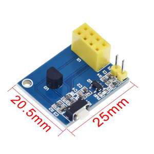 Module de capteur de température et d'humidité ESP8266 <span class=keywords><strong>ESP</strong></span>-01 <span class=keywords><strong>ESP</strong></span>-<span class=keywords><strong>01S</strong></span> <span class=keywords><strong>DS18B20</strong></span>, kit de bricolage pour maison intelligente Wifi IOT - Product Image 4