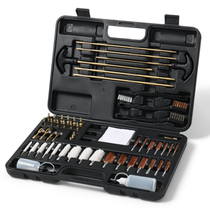 Kit de nettoyage universel pour armes à feu de tous calibres avec accessoires en laiton massif et tiges durables dans un étui rigide pour toutes les armes à feu - Product Image 6
