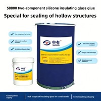 Scellant silicone bicomposant haute résistance aux intempéries pour vitrage structurel
