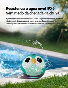 10W anime-lấy cảm hứng từ Loa di động-ipx6 không thấm nước DTS 2.0 kênh nhiều màu LED, thẻ nhớ hỗ trợ cho home & Ngoài trời - Product Image 5