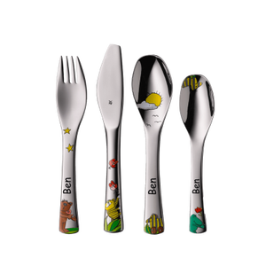 Wmf Children's Cutlery Set Stainless Steel Engraved With <b>Name</b> Bib And Teething <b>Ring</b> - Product Image 6