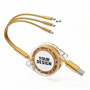 Gift Customized Brand Logo Design 3In1 <b>Usb</b> <b>Charging</b> Wholesale <b>Usb</b>-C <b>Plug</b> Charger Cable Custom Promotional Gifts - Product Image 1