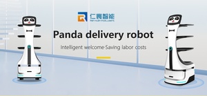 Nuovo Robot di Servizio Renhuan Panda, Robot Intelligente per Consegna Cibo, Robot per Servizi Alberghieri per Consegna in Camera e Servizio di Cameriere - Product Image 6