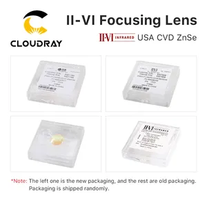 Cloudray CL249 USA CVD Znse II-VI 10.6um Co2 Laser Lente di Messa A Fuoco di Taglio Laser Lente