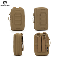 Protector Plus - Sacoche de ceinture tactique légère en nylon à coque rigide pour accessoires EDC - Sac banane tactique d'extérieur