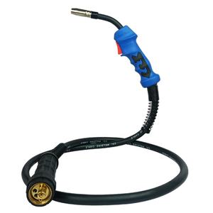 Torche de soudage <span class=keywords><strong>MB15AK</strong></span> Mig Mag avec connecteur Mi, torche BINZEL, raccord Euro, pistolet à gaz CO2, col de cygne flexible <span class=keywords><strong>MB15AK</strong></span> - Product Image 1