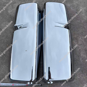 ฝาครอบกระจกมองข้างโครเมียมพลาสติกคุณภาพสูง GHCD สำหรับรถบรรทุกฮีโน่ โดมิเนเตอร์ <span class=keywords><strong>500</strong></span> อีซูซุ นิสสัน รุ่น GH01-8055 ขนาด 60*23 - Product Image 4