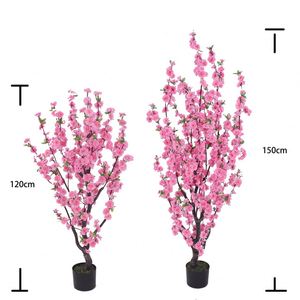 Árboles de Flores de Cerezo Artificiales de Estilo Tradicional, Color Rosa, Aspecto Natural, 120 cm, para Año Nuevo, Citas, Otras Ocasiones, Hogar, Airbnb, Oficina - Product Image 2