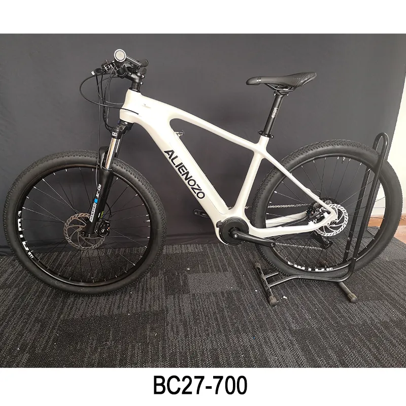 Alienozo — vélo électrique 2022 w, cadre en fibre de carbone, batterie intégrée