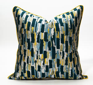 Christmas Decorative Luxury Style Gold <strong>Green</strong> Pattern Pillow Case Modern Jacquard <strong>Cushion</strong> <strong>Cover</strong> for Living Room - Product Image 2