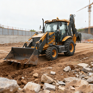 बारिश की स्थिति में काम के लिए उपयुक्त पानी प्रतिरोधी नियंत्रण के साथ विश्वसनीय बैकहोए लोडर - Product Image 1