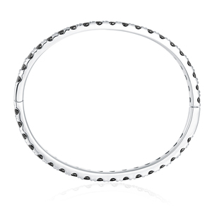 Pulsera de tenis de moissanita negra de 4 mm, estilo clásico, joyería cristiana, directo de fábrica - Product Image 2