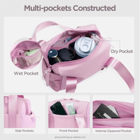 Sac de sport personnalisé Glory pour filles et femmes, petit sac de sport, sac de plage en nylon, sac à bandoulière, sac de sport