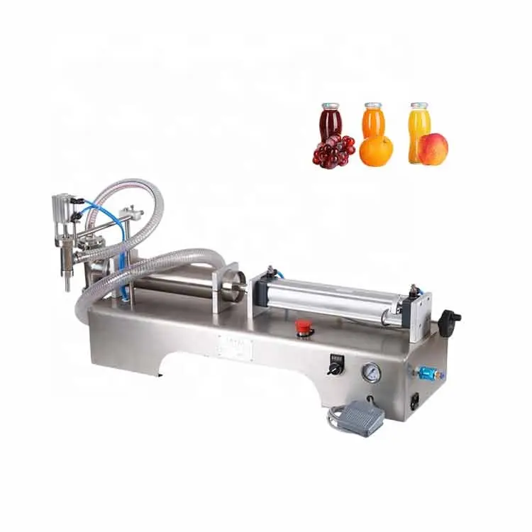 FillinMachine orizzontale Semi automatico manuale bottiglia crema marmellata sapone liquido macchina per crema e Gel Shampoo