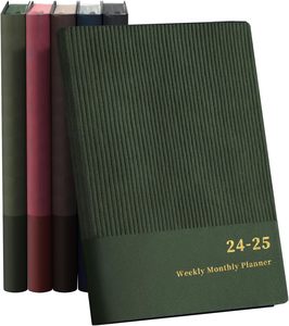 Planificador Semanal y Mensual 2024-2026, Agenda Escolar con Cubierta Flexible Suave, Papel Grueso de Primera Calidad para la Escuela, el Trabajo y la Oficina, Verde - Product Image 1