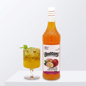 Jarabe de Hoja de Limoncillo Anran al por Mayor, 1L, Jarabe Frutal Rico en Botella para Té de Burbujas, Café, Té con Leche, Cócteles y Agua con Gas - Product Image 2
