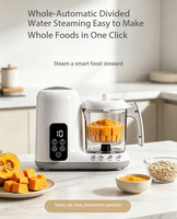 Pour la satisfaction de maman, robot culinaire électrique multifonctionnel automatique pour bébé, mini robot culinaire rechargeable pour bébé 6 en 1