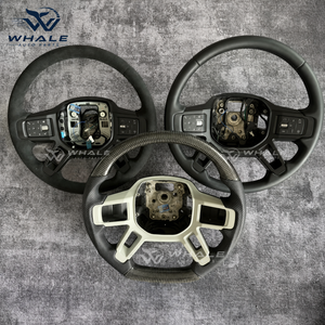 Volante de Cuero de Lujo Modificado Premium de Cuatro Radios con Botones Multifunción, Instalación Directa y Costuras Personalizadas para Land - Product Image 6