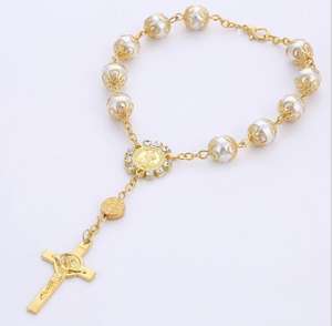 Collana <span class=keywords><strong>Rosario</strong></span> in Cristallo Grigio Plastico 7*10mm, 33 Pezzi, Vendita all'Ingrosso - Product Image 2