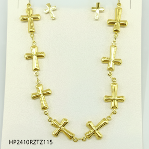 Set di gioielli di Design con perline fatti a mano per le donne per feste abbigliamento Casual e regali placcato oro accessori per gioielli da sposa - Product Image 1