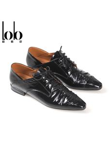 Tendencias de Moda de Alta Gama Primavera 2026, <span class=keywords><strong>Zapatos</strong></span> de Mujer de Piel Vacuna con Cordones, Antideslizantes, Transpirables, de Cuero Genuino - Product Image 5