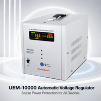 Régulateur de tension pour servomoteur 10 kVA, monophasé, affichage numérique, protection complète pour équipement