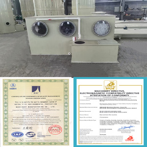 Système de purification d'air industriel écologique personnalisable, technologie de filtration avancée, épurateur humide, échappement horizontal des gaz - Product Image 5