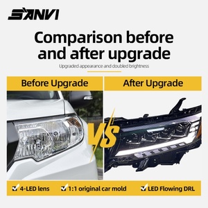 Sanvi Car Led Headlight for 2018 Toyota Prado Headlight Assembly With Led Matrix Module Light Source LED Matrix Module - Product Image 3