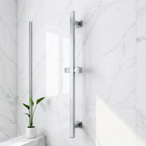 Barre <span class=keywords><strong>de</strong></span> <span class=keywords><strong>douche</strong></span> coulissante réglable en acier inoxydable chromé Hongdec, moderne, avec installation facile et garantie <span class=keywords><strong>de</strong></span> 3 ans - Product Image 1