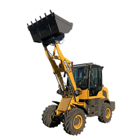 Chargeur frontal TL908 0,8 tonne, mini-chargeur frontal, chargeur diesel EPA/EURO avec 4 roues motrices pour la ferme