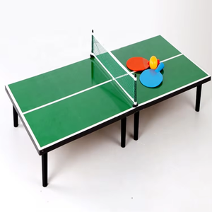 Mini <span class=keywords><strong>table</strong></span> de ping-pong <span class=keywords><strong>en</strong></span> bois professionnelle portable de haute qualité pliable - Product Image 3