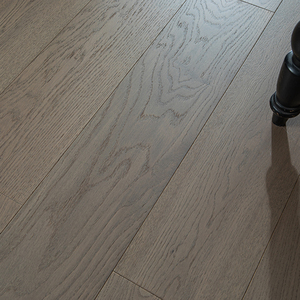 Plancher en bois véritable chêne blanc multicouche 16 mm à rainures et languettes, grade AB, CE, à installation rapide, finition huile cirée, pour centre commercial - Product Image 2