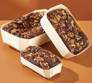 กล่องอาหารกลางวันแบบใช้แล้วทิ้งรักษ์โลก ทำจากวัสดุกระดาษสำหรับใช้กับไมโครเวฟ พร้อมพิมพ์อบขนมไม้ สำหรับอบและใส่อาหารกลางวัน - Product Image 4