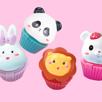 Baume à lèvres pour enfants, marque privée, végan, biologique, magique, imperméable, hydratant, fruit, mini cupcake
