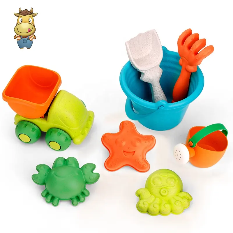 Umwelt freundliche Kinder Outdoor-Spielzeug Sand Eimer Strands pielzeug für Kinder