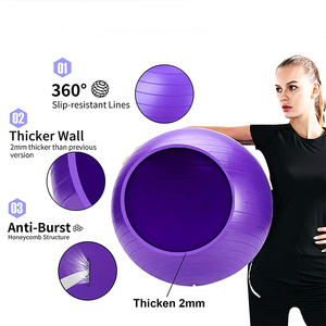 <span class=keywords><strong>Prix</strong></span> usine Anti-éclatement <span class=keywords><strong>Ballon</strong></span> De Pilates 5 Couleurs Balle de Gymnastique D'exercice De Yoga Balle Avec Pompe - Product Image 4