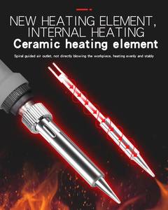 Stasiun Solder Multifungsi 2-in-1 Rework 8586 dengan Solder dan Pistol Udara Panas, Temperatur dan Aliran Udara yang Dapat Disesuaikan - Product Image 6