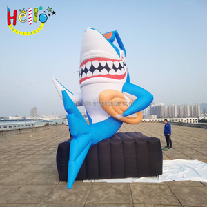 China inflable océano Animal modelo personalizado globo tiburón inflable para decoración de <span class=keywords><strong>acuario</strong></span> - Product Image 2