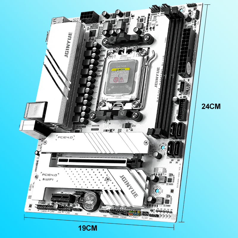 JGINYUE B650M-GAMING PLUS Micro ATX Motherboard for AMD AM5 Ryzen