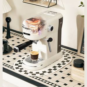Machine à expresso Midea 1,8 L semi-automatique avec mousseur à lait, couleur blanc sel de mer - Product Image 3